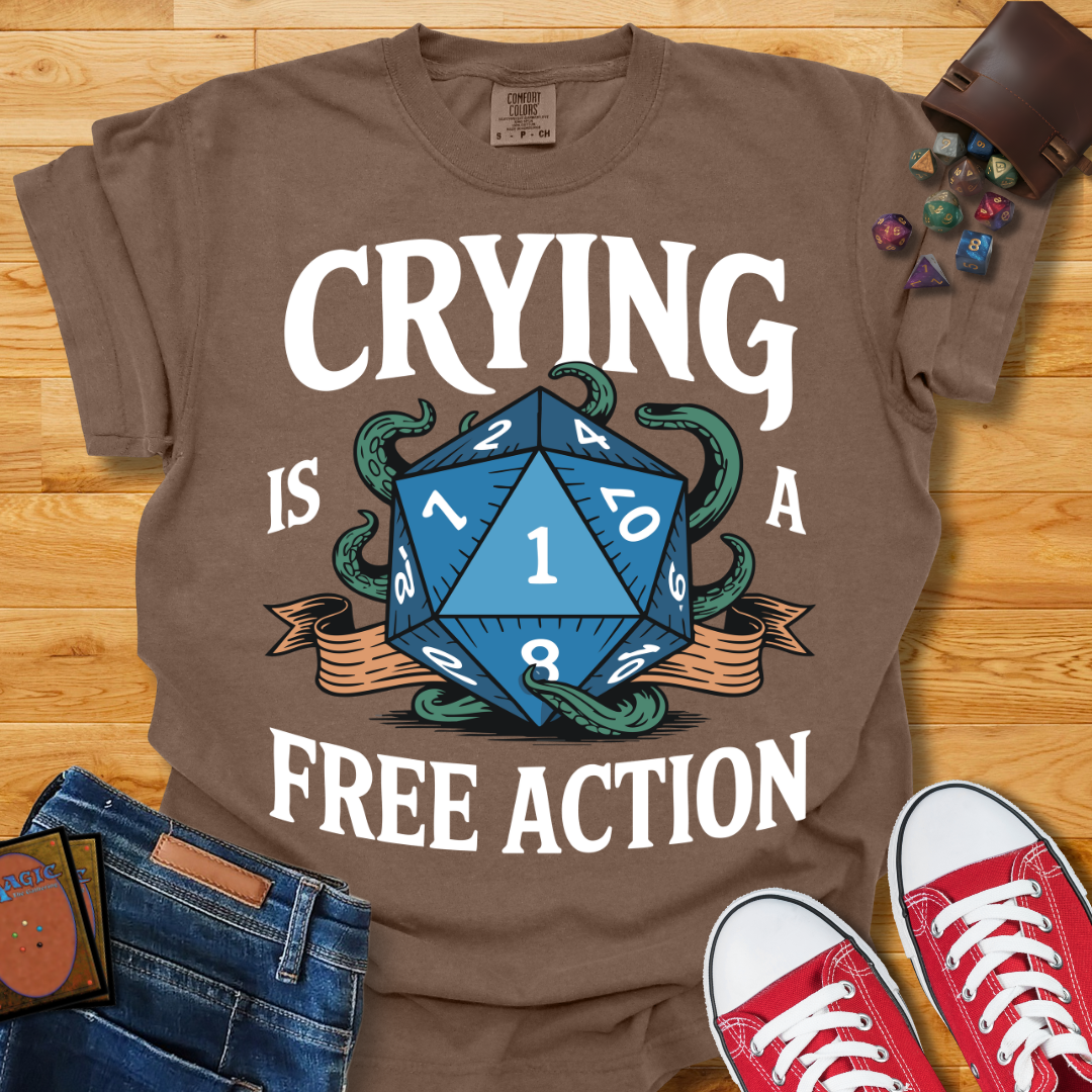 Crying Free Action Shirt