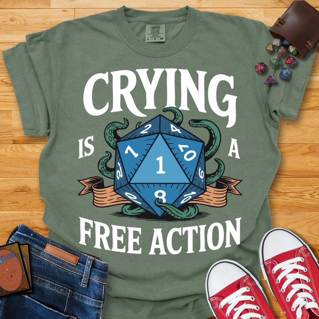 Crying Free Action Shirt