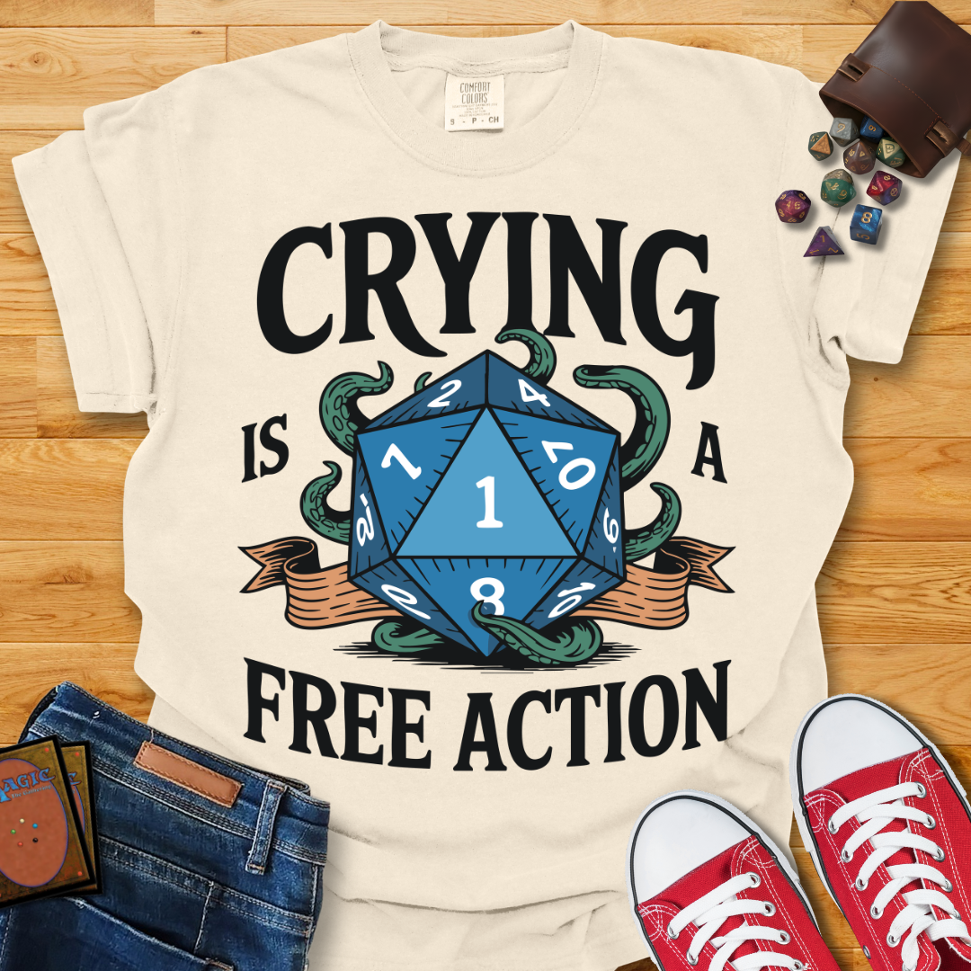 Crying Free Action Shirt