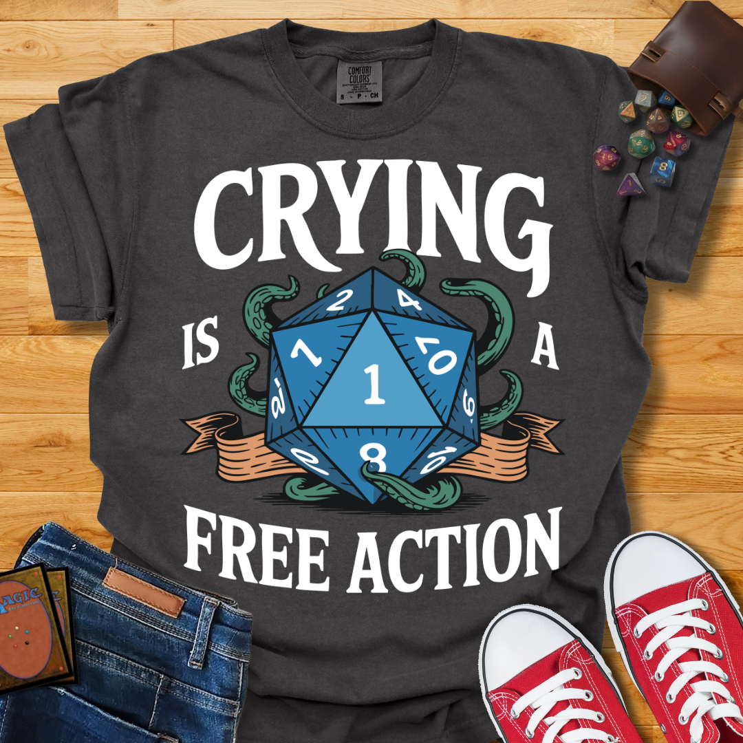 Crying Free Action Shirt