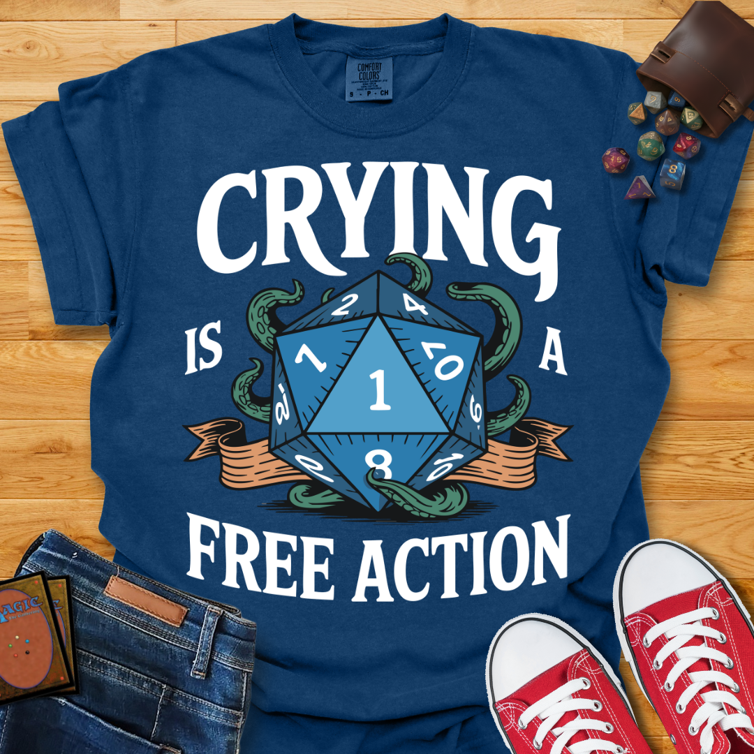 Crying Free Action Shirt