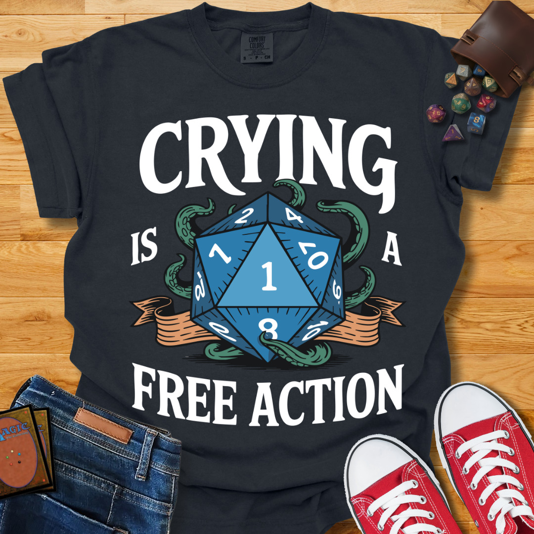 Crying Free Action Shirt
