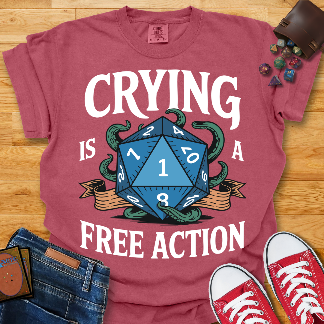 Crying Free Action Shirt