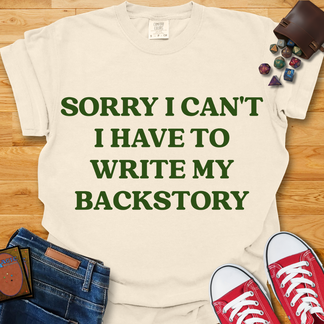 Write My Backstory Shirt